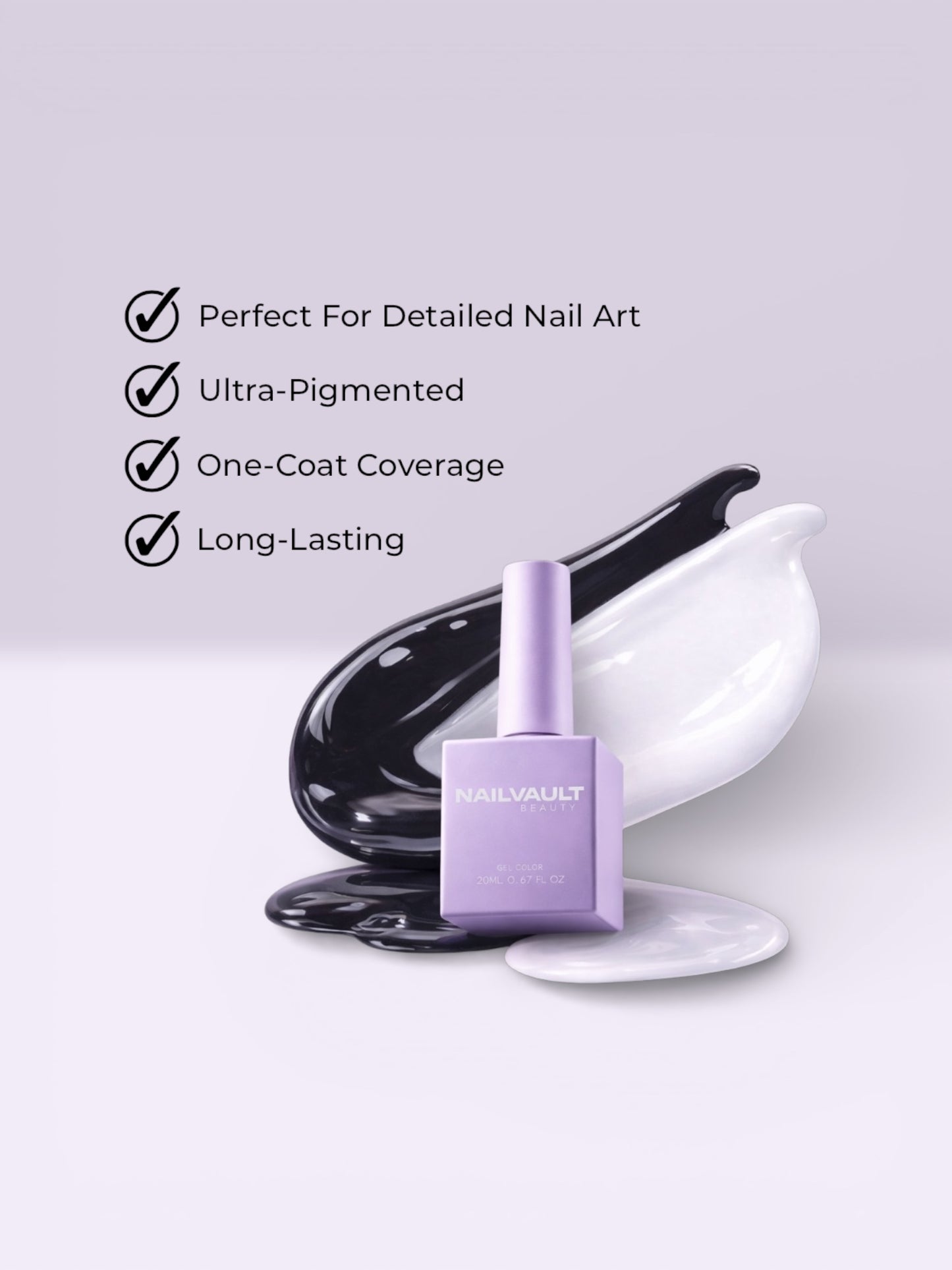 Blanc White Gel Color