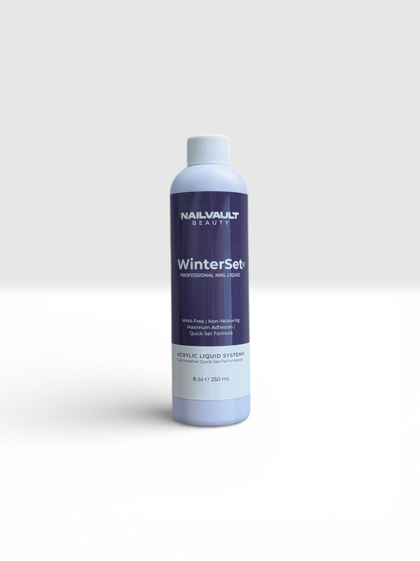 WinterSet®
 Professional Acrylic Nail Liquid — Quick-Set Monomer (8oz / 250mL)