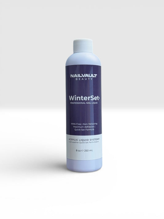 WinterSet®
 Professional Acrylic Nail Liquid — Quick-Set Monomer (8oz / 250mL)